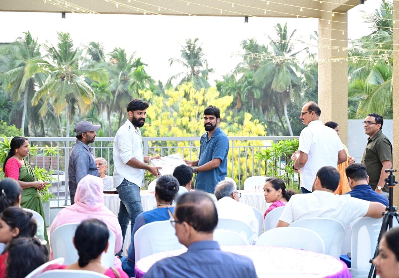 Stage-side view of prize distribution at Iftar Party 2026